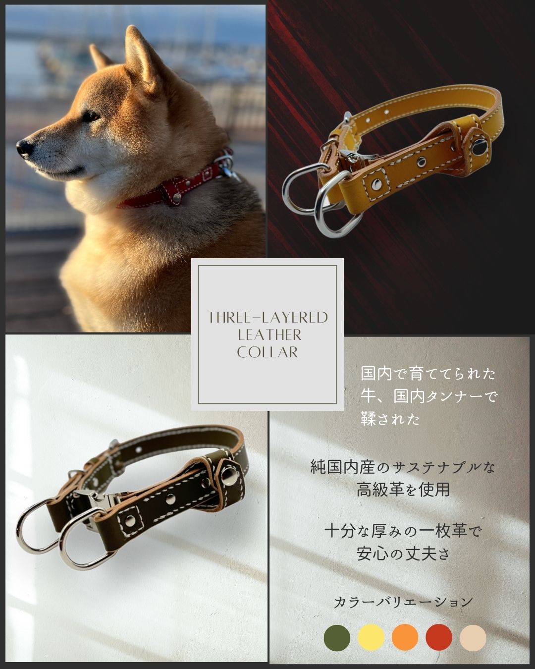 ダブル 犬用首輪商品説明